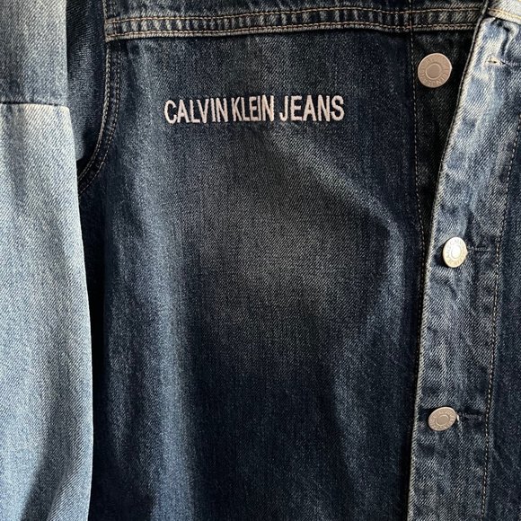 Calvin Klein Denim Patchwork Jacket - Picture 4 of 5